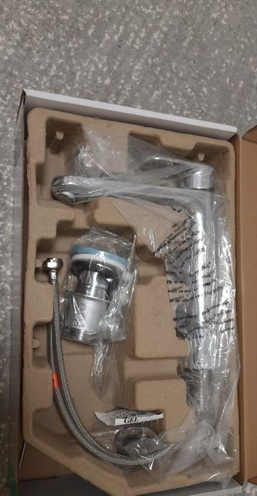 Змішувач hansgrohe Vernis Blend для раковини з зливним набором