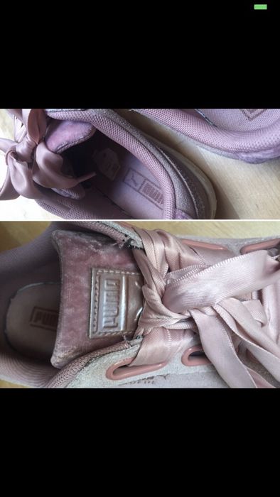 Puma suede pink 39/40 zamszowe + tasiemki