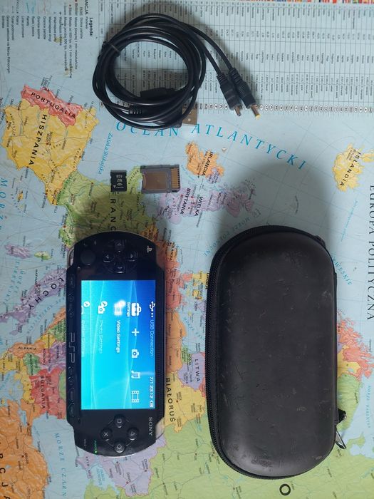 Konsola sony psp 1004 przerobiona ARK-4 4gb 16 gier