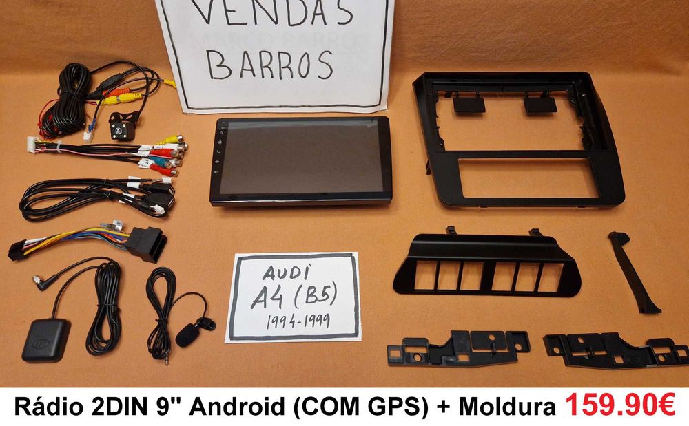 Rádio 2DIN 9" • Audi • A4 (B5) • 80 (B4) • 100 (C4) • Android [4+64GB]