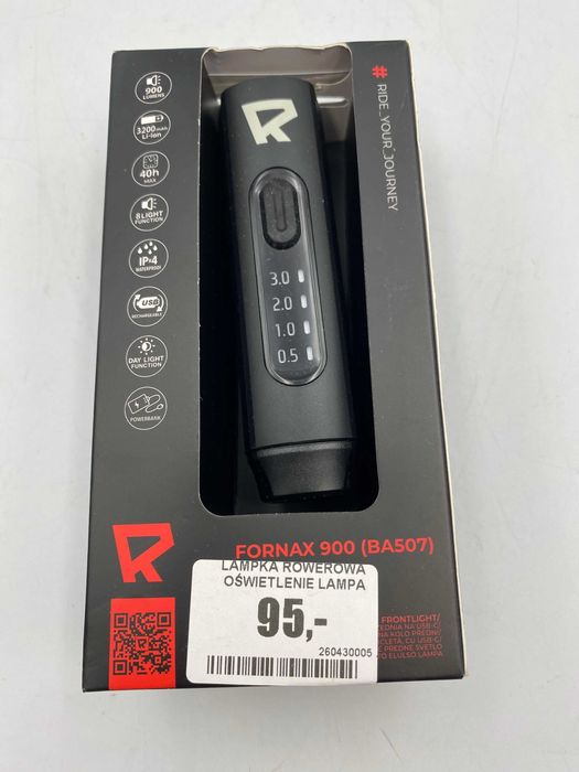 Lampka rowerowa Radvik Fornax 900