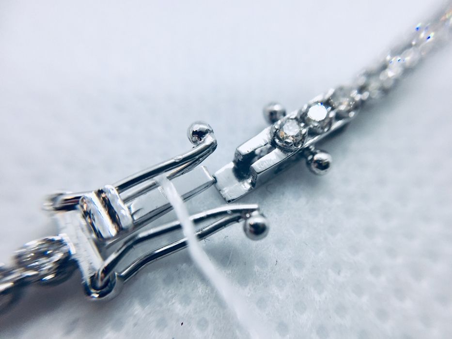 Золотой браслет с бриллиантами 1.16 карат. Ювелирный дом Сова.