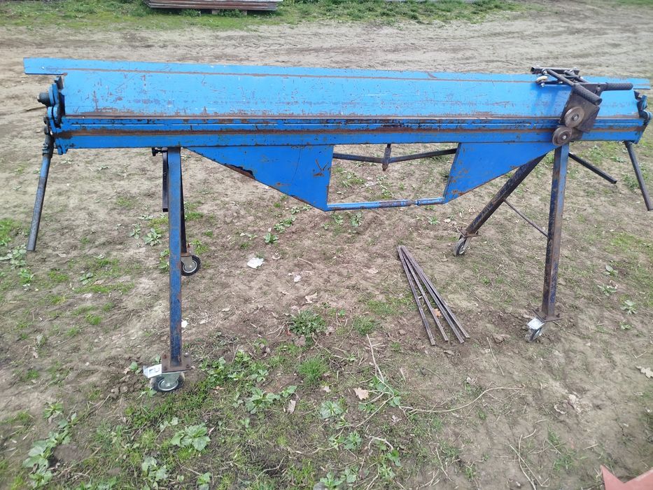 Giętarka zaginarka do blachy nożyce krążkowe