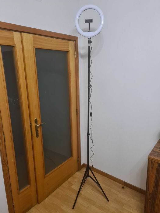 Anel de Luz LED 26cm Ring Light Selfies Videochamadas Youtuber