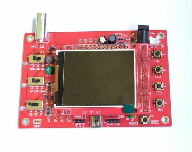 Цифровий осцилограф DSO138 200 кГц заводська збірка корпус