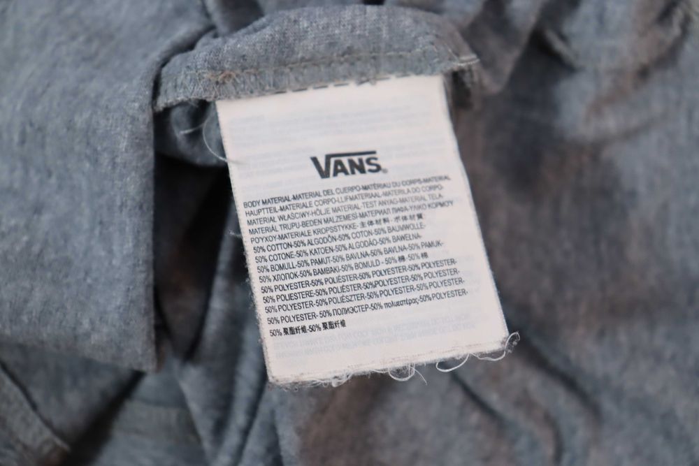 Vans off the wall męska koszulka z rękawem 3/4 t-shirt duże logo S