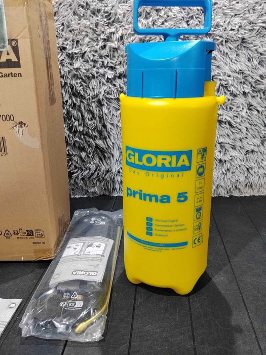 Opryskiwacz ciśnieniowy ogrodowy Gloria Prima 5, 5l