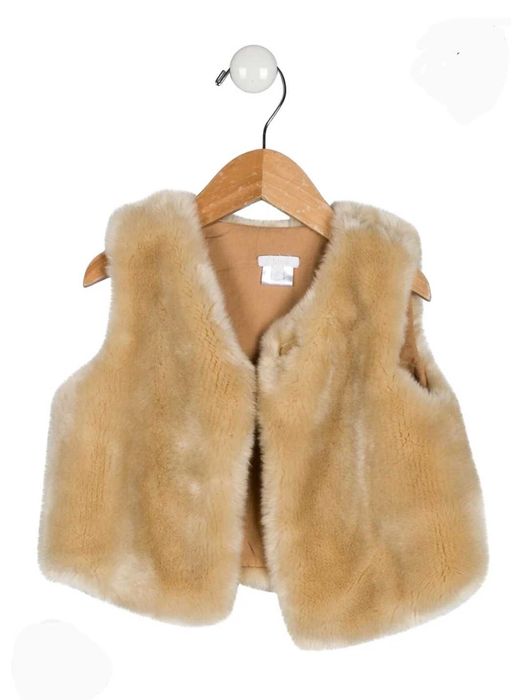 Chloe меховой жилет детский