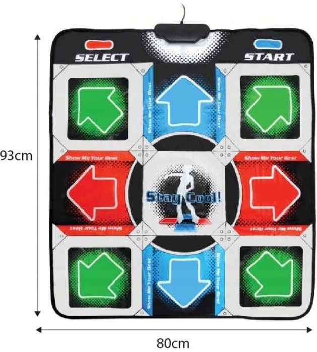 Танцювальний килимок usb для ПК комп'ютера PC Dance mat Dance Pad покращений з CD