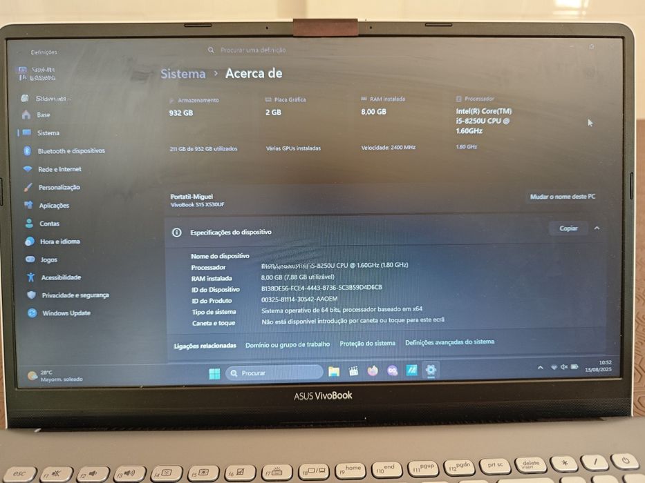 Vendo portátil ASUS