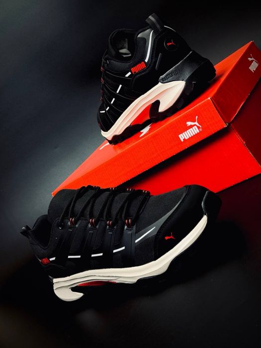 Кроссовки Puma waterproof/непромокающие кросмоаки Пума/мужские кожаные