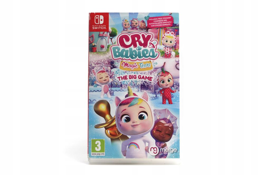 Cry Babies Magic Tears The Big Game Nintendo Switch Pudełkowa