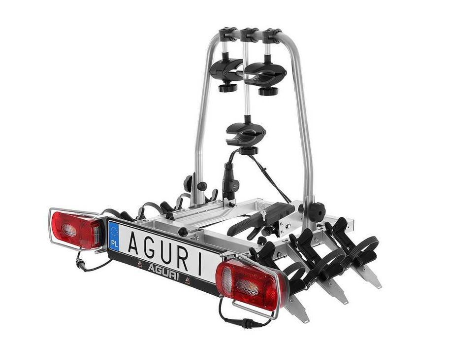 Platforma Rowerowa na hak Cruiser 3 Silver Bagażnik Aguri  Dystrybutor