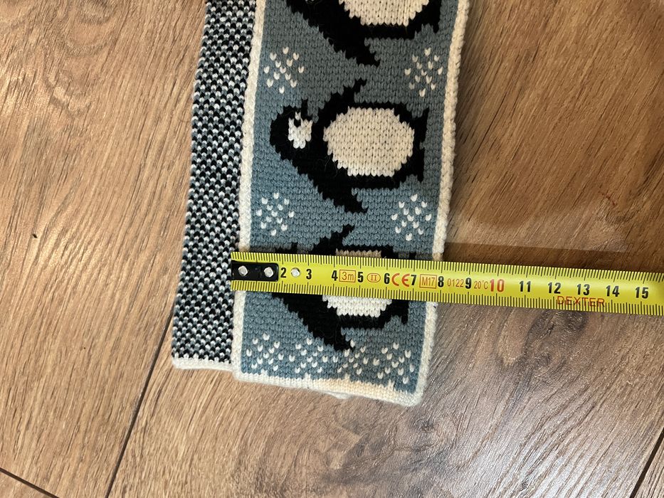 Uroczy szalik w pingwiny – weegle weegle (koreańska marka)