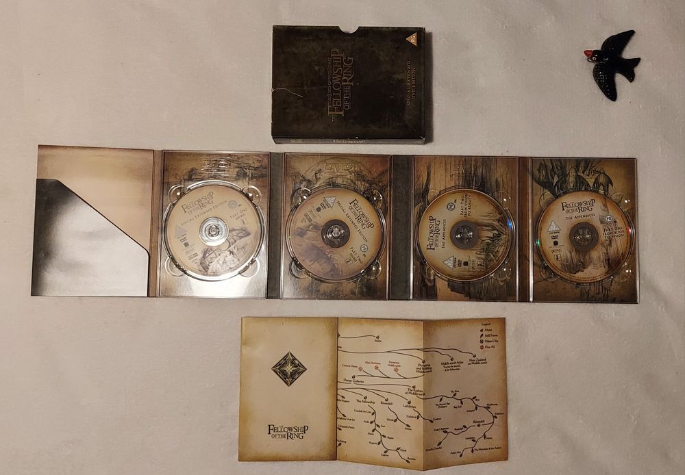 The Lord of the Rings - versão fã/colecionador-12 DVD's