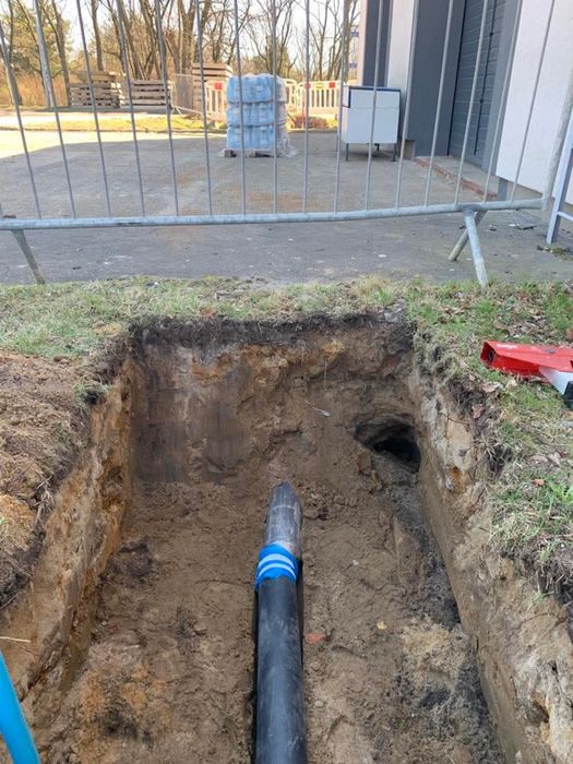 Przeciski kretem, do 25mb - rury fi 110 do 160