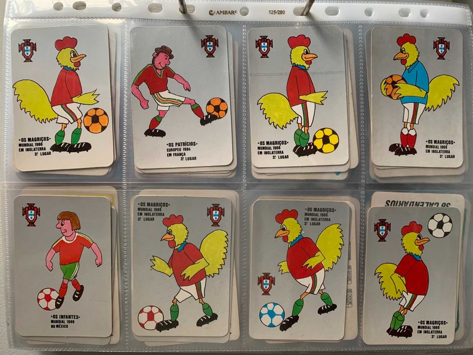 Calendários Antigos de Futebol - Mascotes / Bonecos (preço unitário)