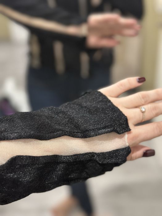 Блуза zara из органзы