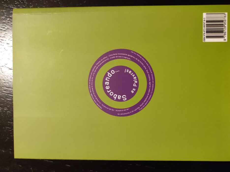 Livro saboreando as palavras