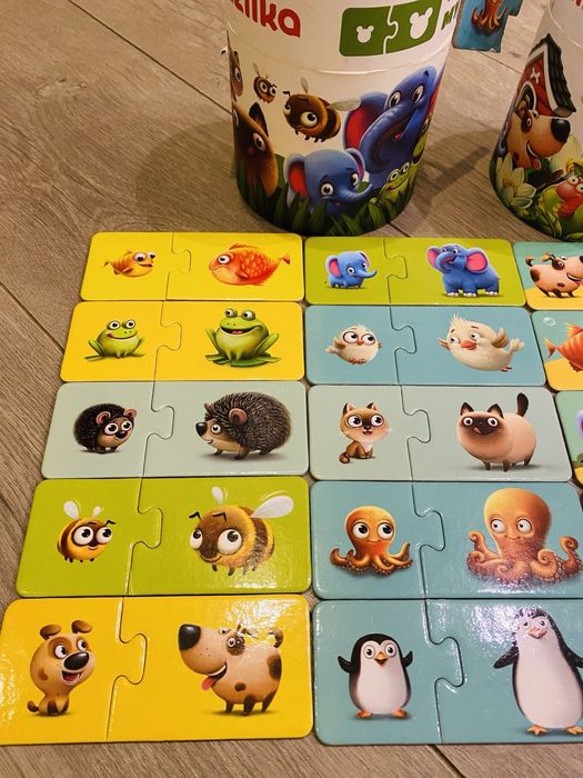 Puzzlika пазлы 1+ пазлы мама малыш пазлы кто где живёт пазлы малышам