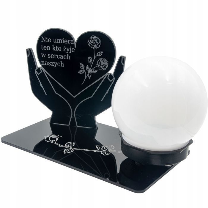 Znicz led znicz solarny statuetka led na cmentarz