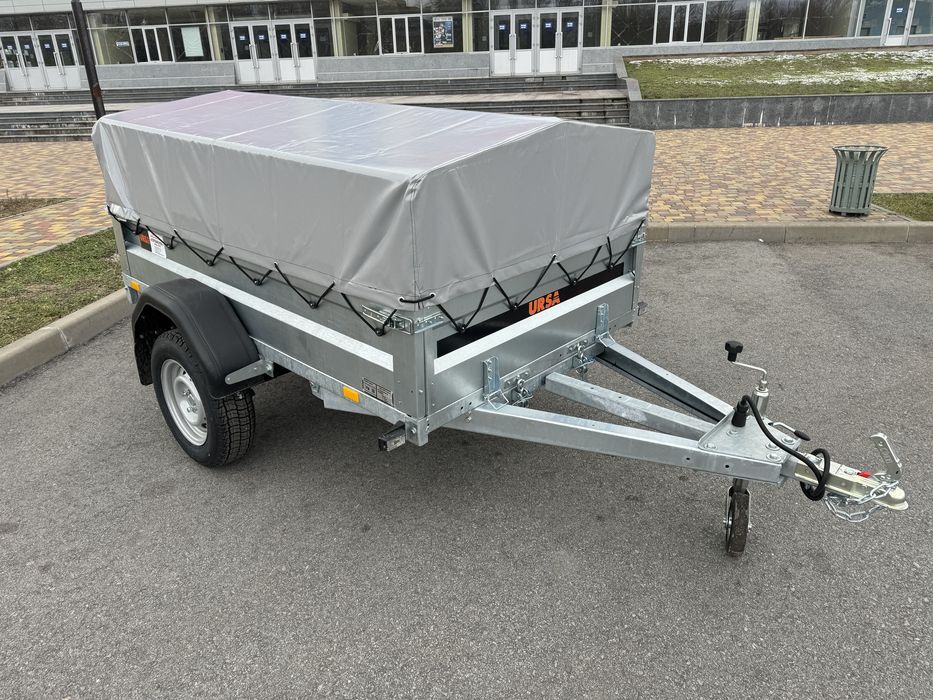 Причіп від заводу, здоровань 2х1.25 бортовий, оцинкований, посилений