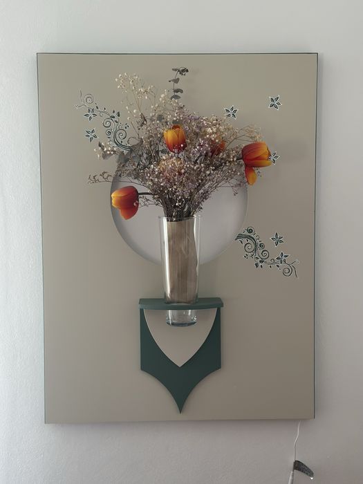 Quadro com luzes led