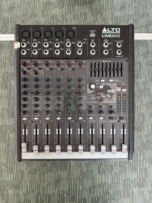 Alto Live802 Mesa De Som Analogica