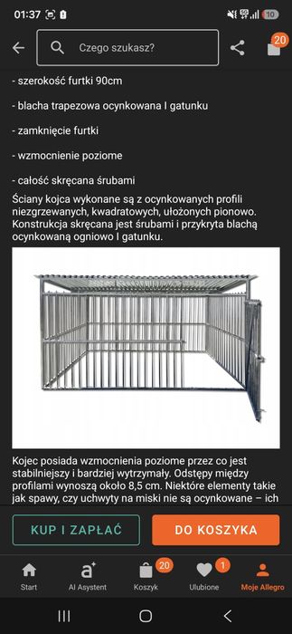 Kojec dla psa 3×2