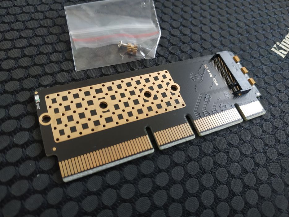 Адаптер M.2 NVMe SSD на PCIE 3.0 X16 (Новый): 120 грн. - Комплектуючі ...