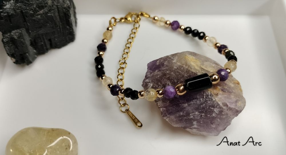 Bransoletka z kamieni naturalnych