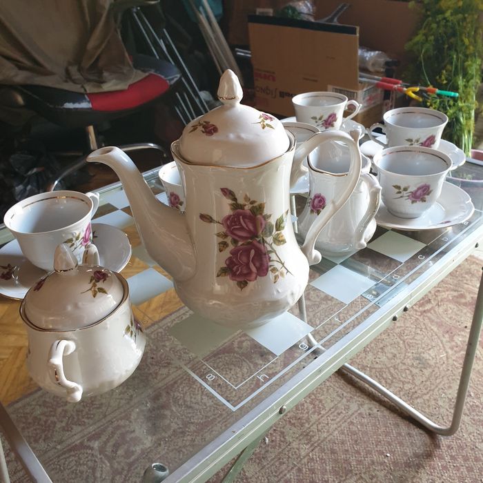 Porcelana Wloclawek serwis do kawy