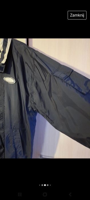 Kurtka męska z kołnierzem w paski XXL/3xl