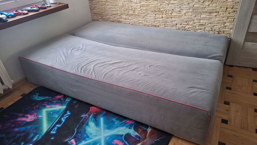 Łóżko młodzieżowe rozkładane. Mało uzywane