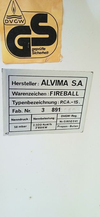 Aquecedor a gás - Ideal para campismo