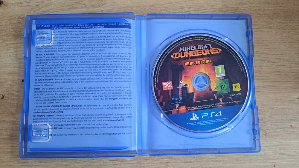 Minecraft Dungeons Hero Edtion PS4 (stan 5/6)