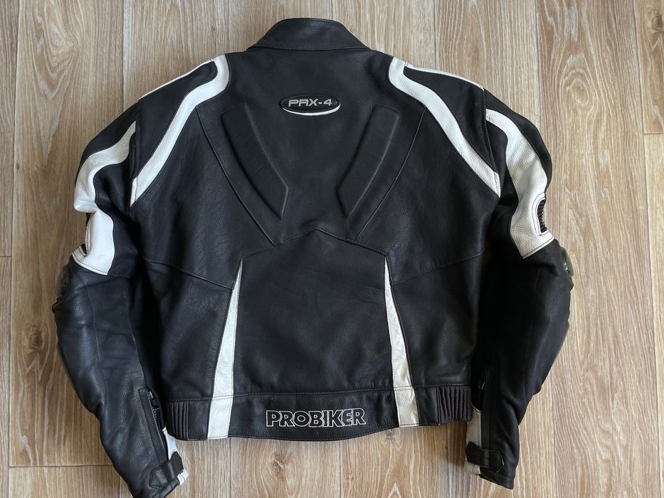PROBIKER PRX-4. Топова шкіряна мотокуртка з карбоном! 52 розмір