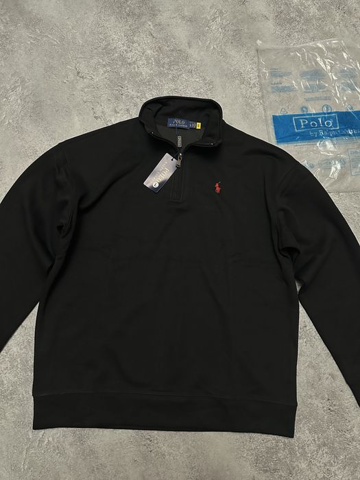 Півзамок Polo Ralph Lauren , світшот поло ральф лорен чорний , чоловічий 1/3 пів замок С М Л