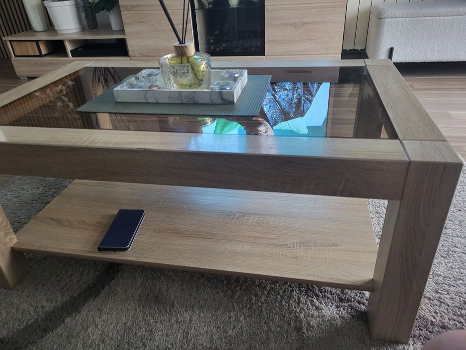 Komplet komoda,solid rtv,stół kawy,wiszącą pólka