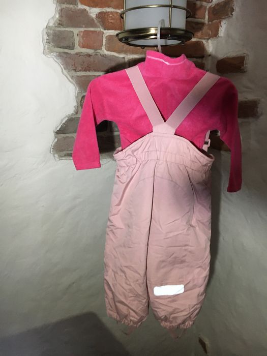 Фліс поддева штани полукомбінезон зимовий комплект H&M 74 - 80