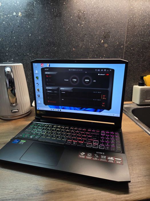 Laptop Gamingowy Acer Nitro 5 RTX 3070 8GB I7 11800H 32GB RAM DDR4 1TB SSD M2 15,6' 144HZ