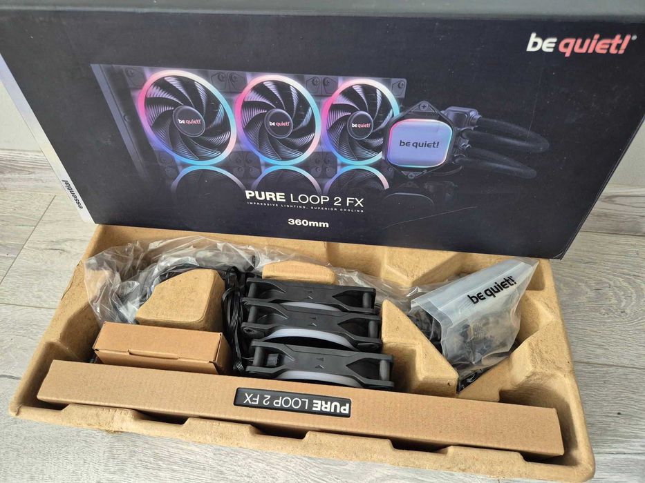 преміум 360mm водяне охолодження be quiet! Pure Loop 2 FX A-RGB хаб. Trade-in