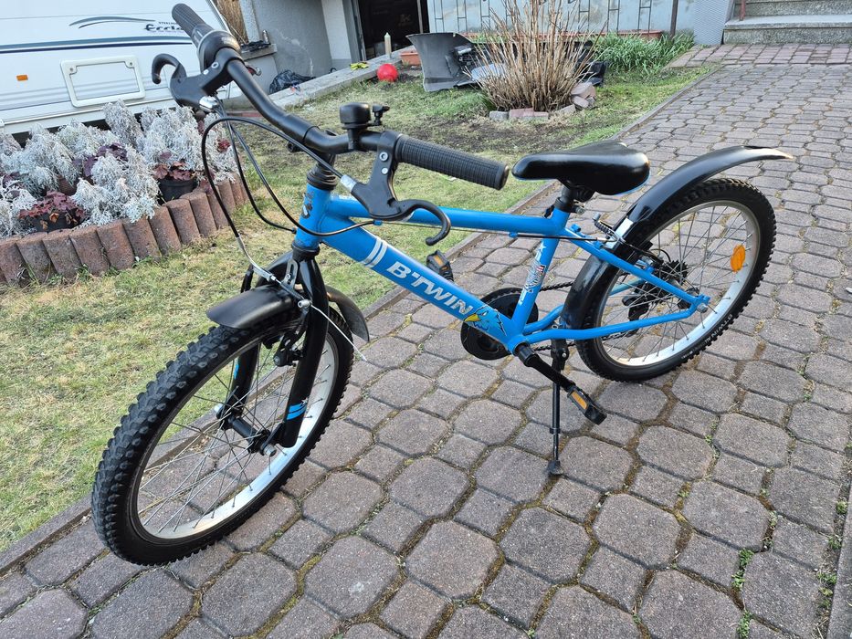 Rower 20 cali b-twin przerzutki