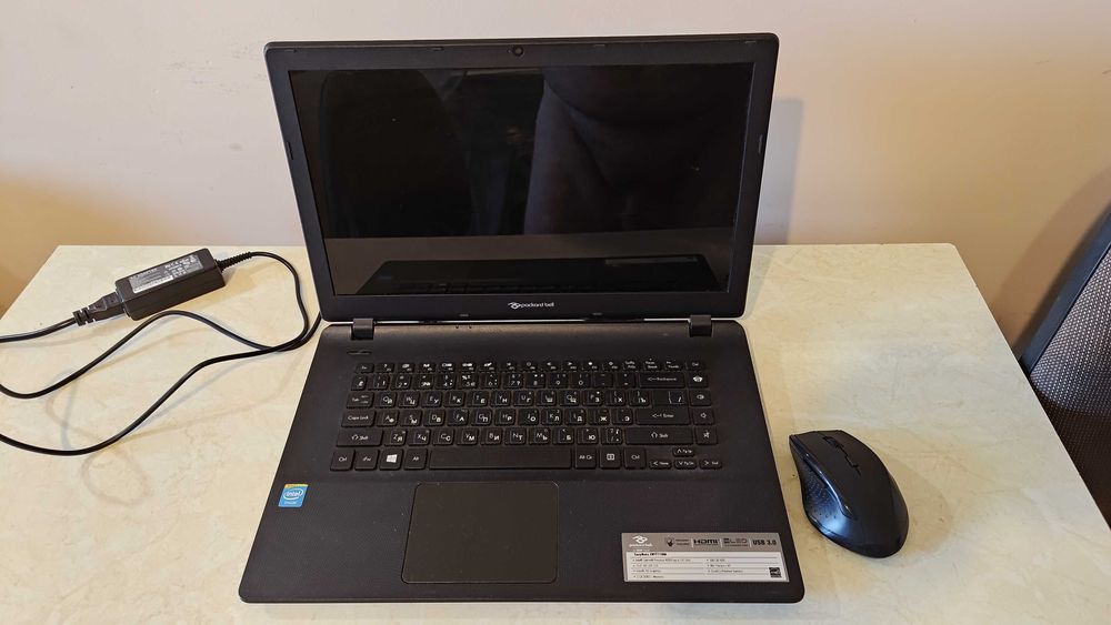 bardzo dobra bateria + zasilacz + laptop Packard Bell Wind. 7 Word Exc