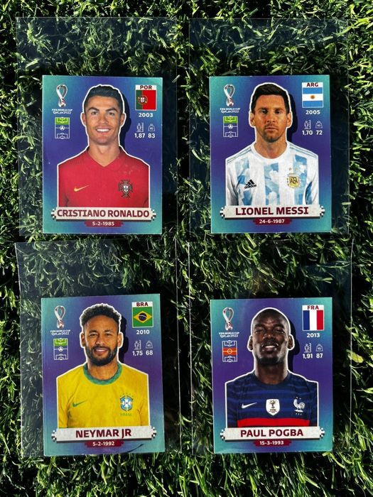 Cromos Ronaldo, Messi, Neymar