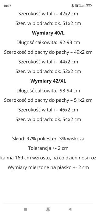 Żakietowa Sukienka pistacjowa xl z paskiem
