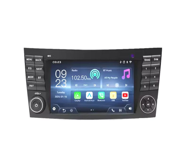 AUTO RADIO TIPO OEM 7" PARA MERCEDES CL. E W211 CLS W219 USB GPS TACTIL HD