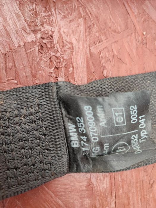 bmw e38 oryginalny komplet pasów bezpieczeństwa o nr. 8 217 390 / 8