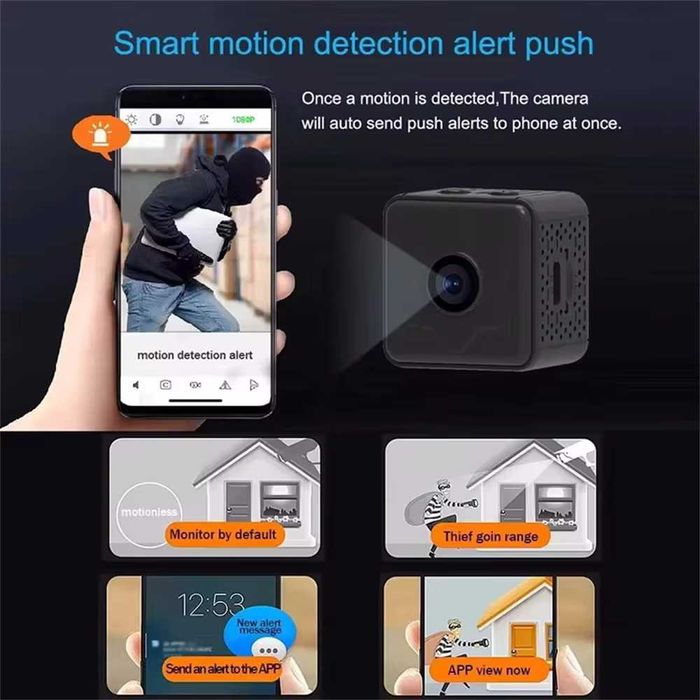 X6 Mini kamera szpiegowska IP WiFi HD 1080P bezprzewodowy nadzór