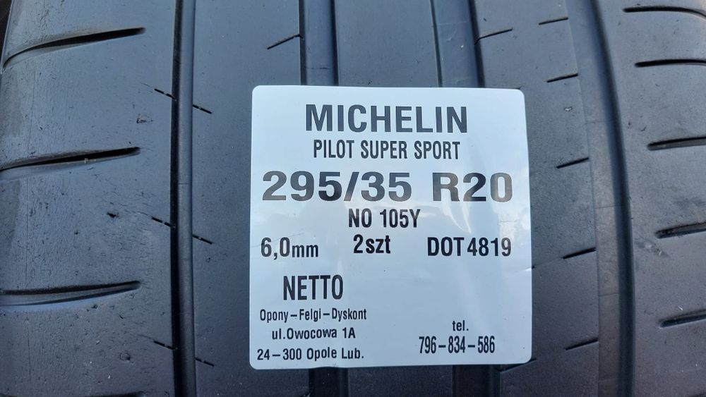 Opony Michelin 295 35 R20